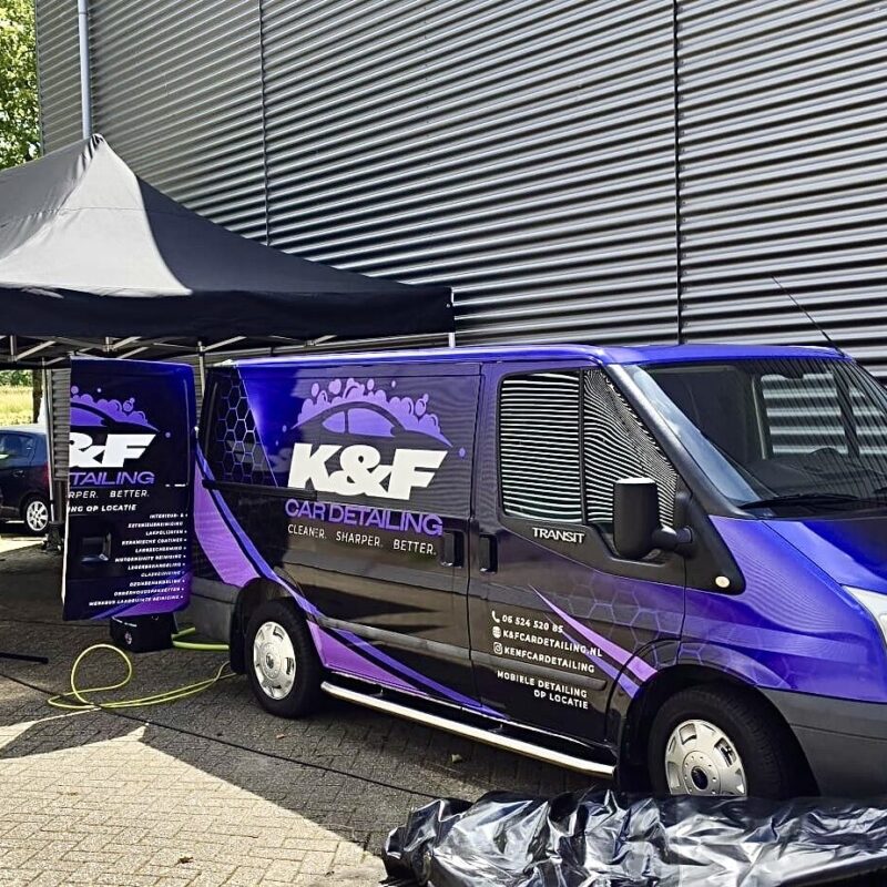 K&F Cardetailing voertuigreiniging en detailing op locatie bij de klant.
